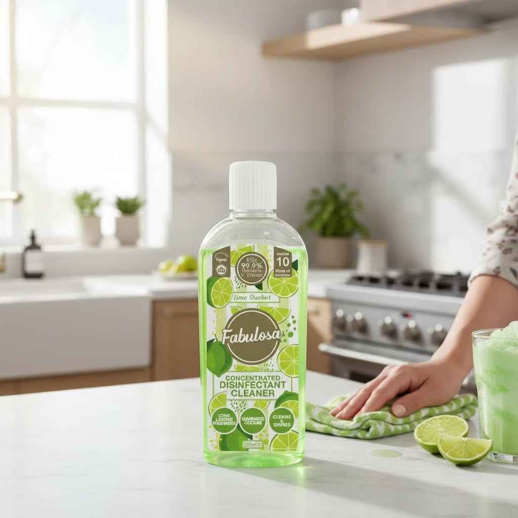 Fabulosa Concentrated Disinfectant Lime Sherbet – 220 ml