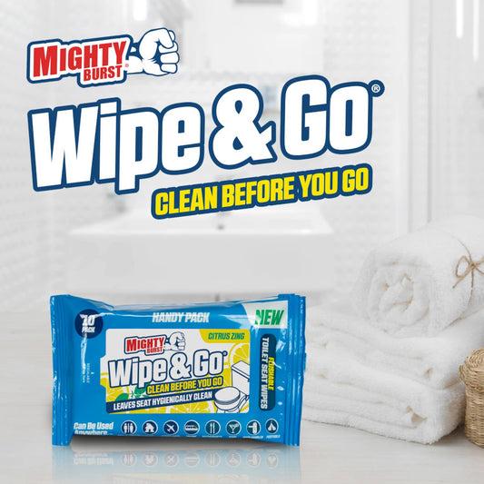 Airpure Mighty Burst Citrus Zing Utierky Wipe & Go - 3x10 utierok