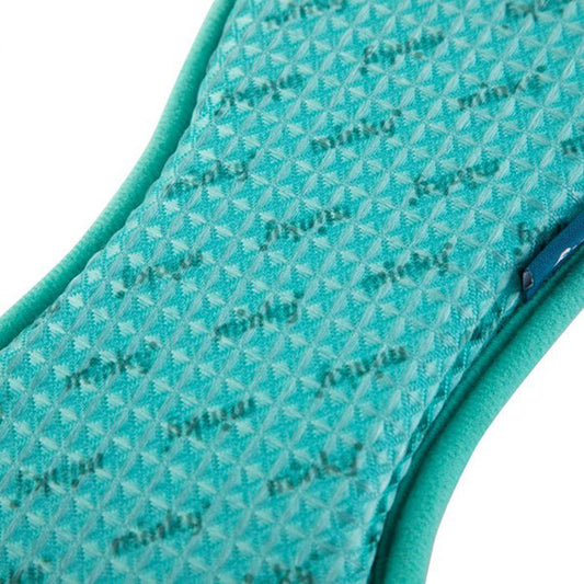 Minky M Cloth Rengöringsduk – Vit med Turkos Kant (3-i-1 Rengöringskraft)