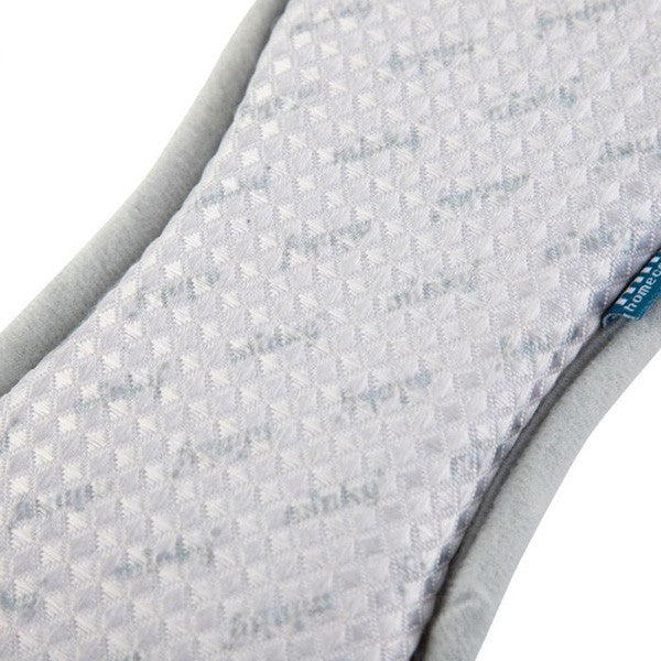 Minky M Chiffon Tampon de Nettoyage – Blanc avec Bord Gris (Puissance de Nettoyage 3-en-1)