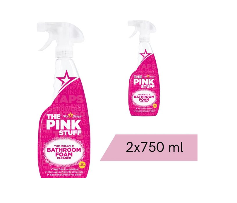 Stardrops The Pink Stuff - Penasto sredstvo za kopalnico - Sredstvo za čiščenje kopalnice - 2 pakiranja
