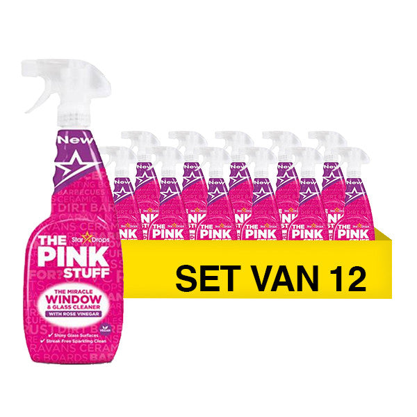 Pink Stuff Čistilo za steklo 750ml - 12 paket