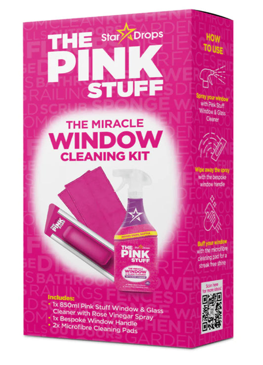 The Pink Stuff Комплект за почистване на прозорци Miracle