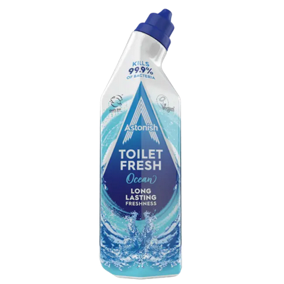 Astonish Ocean Gel WC 750ml Nettoyant WC Frais Contre le Tartre