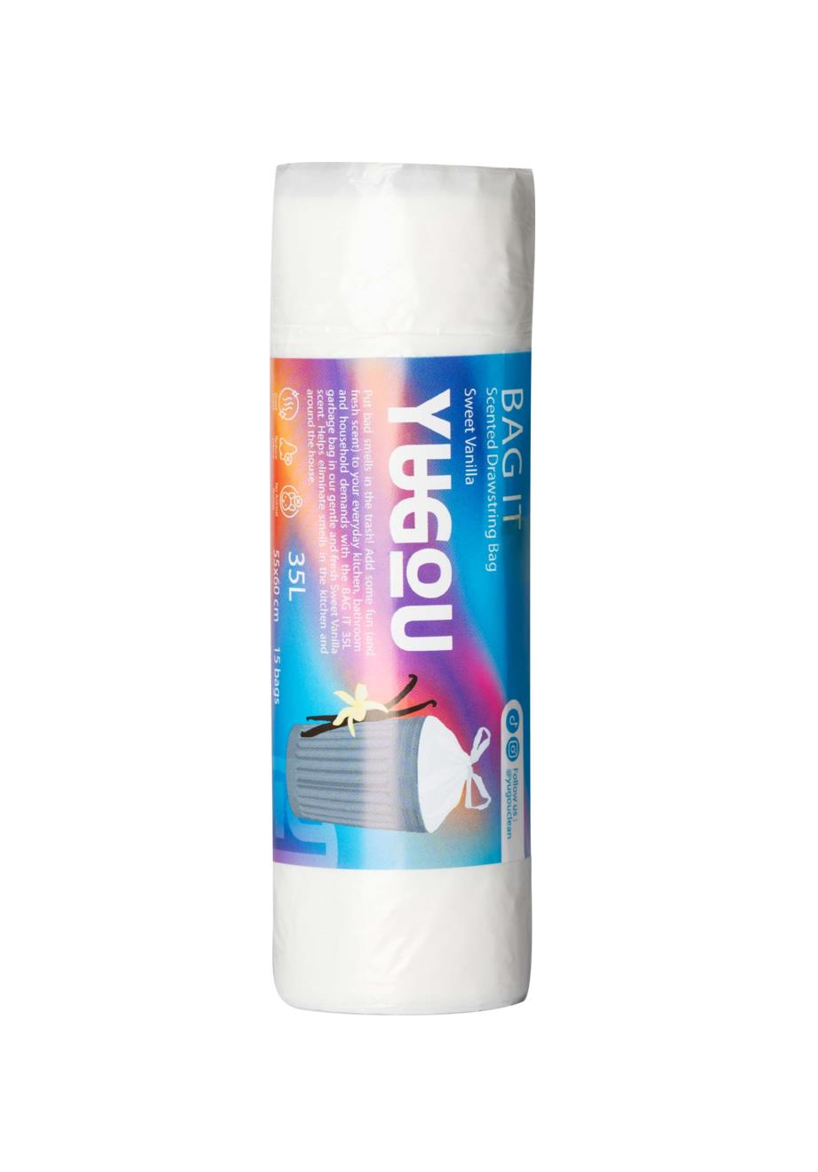 Yugou Garbage Bags with Sweet Vanilla Scent from Sweden - 35 liter - TikTok Viral