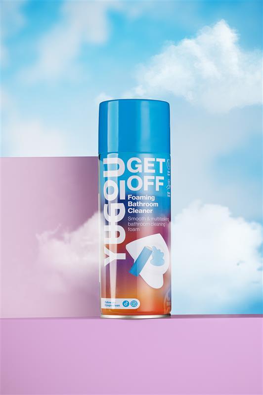 YUGOU Nettoyant Moussant Pour Salle de Bain 450 ml – Nettoyant Moussant pour Carrelage, Douche & Toilette