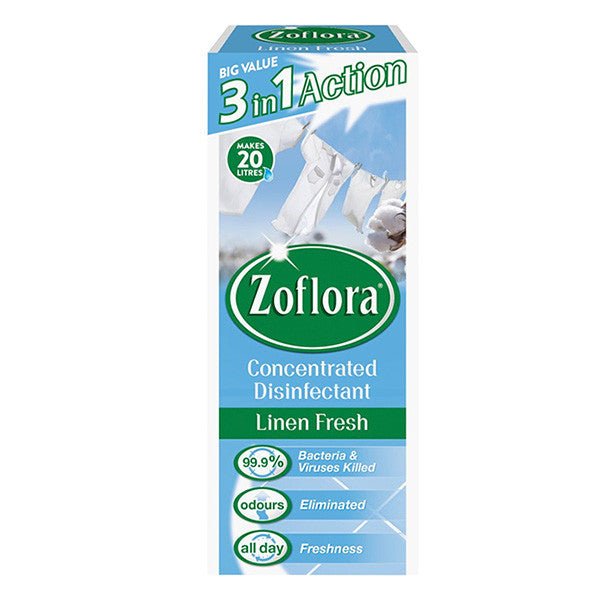 Concentré nettoyant tout usage Zoflora - Lin Fresh (500 ml)