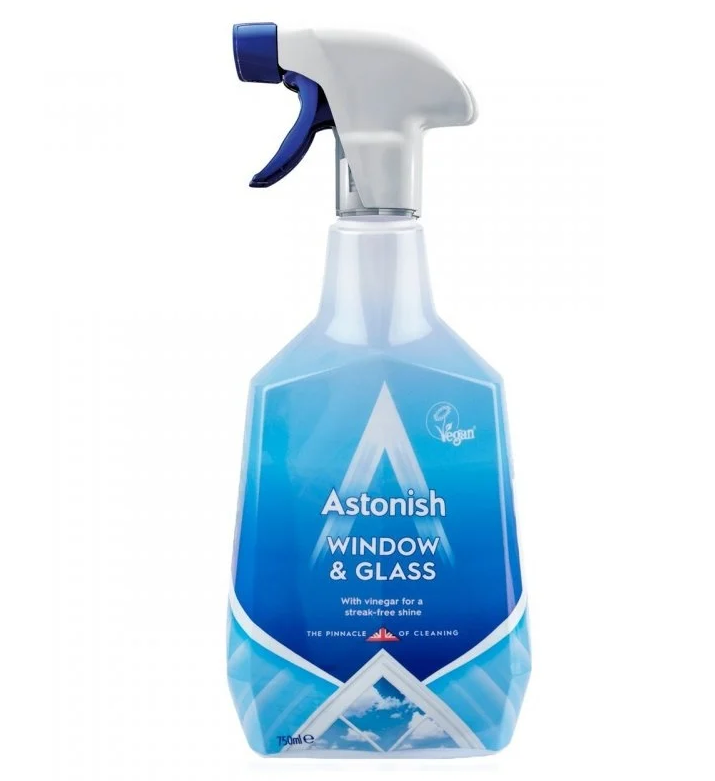 Limpiador de Ventanas y Cristales Astonish 750ml Limpiador de Cristales Sin Rayas