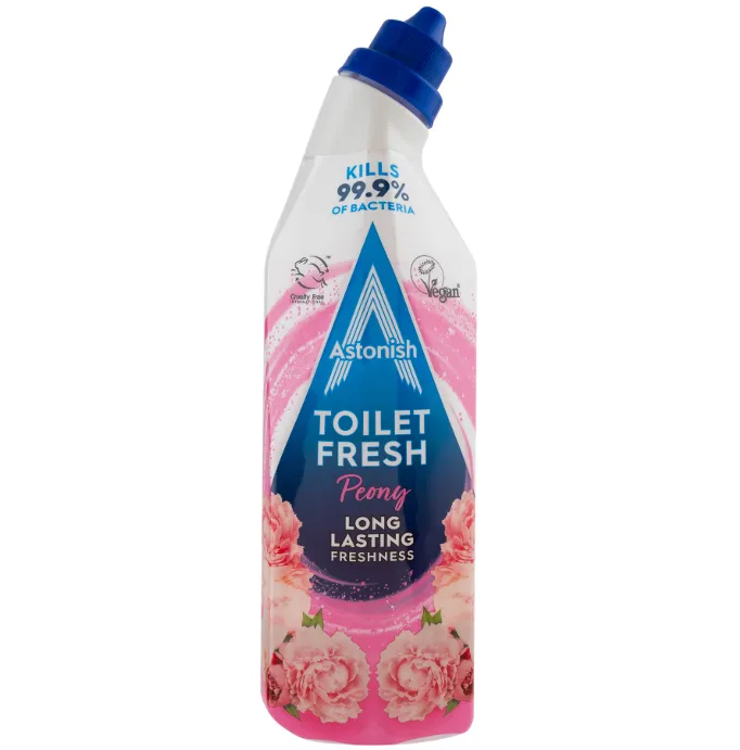 Astonish Pink Peony Gel za WC 750ml Svježi limun čistač za WC