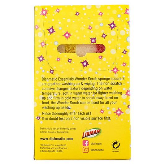 Éponges Dishmatic Wonder – Anti-rayures, multifonctionnelles et anti-odeurs (paquet de 3)