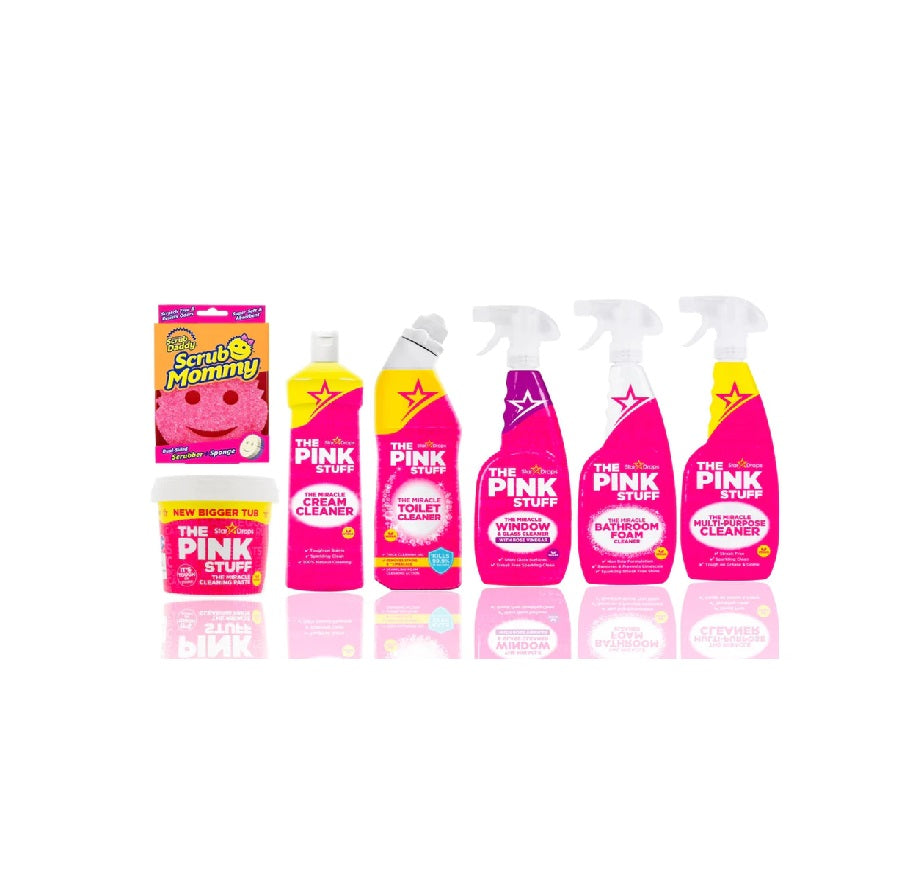The Pink Stuff - Variety Gift Set for Living Room, Bathroom & Bedroom