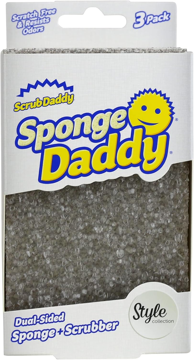 Scrub Daddy - Collection Sponge Daddy Style - gris - 3 pièces