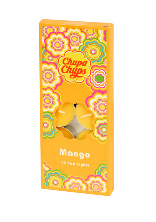 Chupa Chups Bougies chauffe-plat parfumées 10 pièces - Mangue