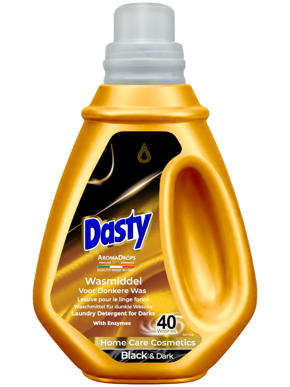 Lessive Liquide Dasty Black & Dark – Linge Noir & Foncé – 1,5 Litre – 40 Lavages