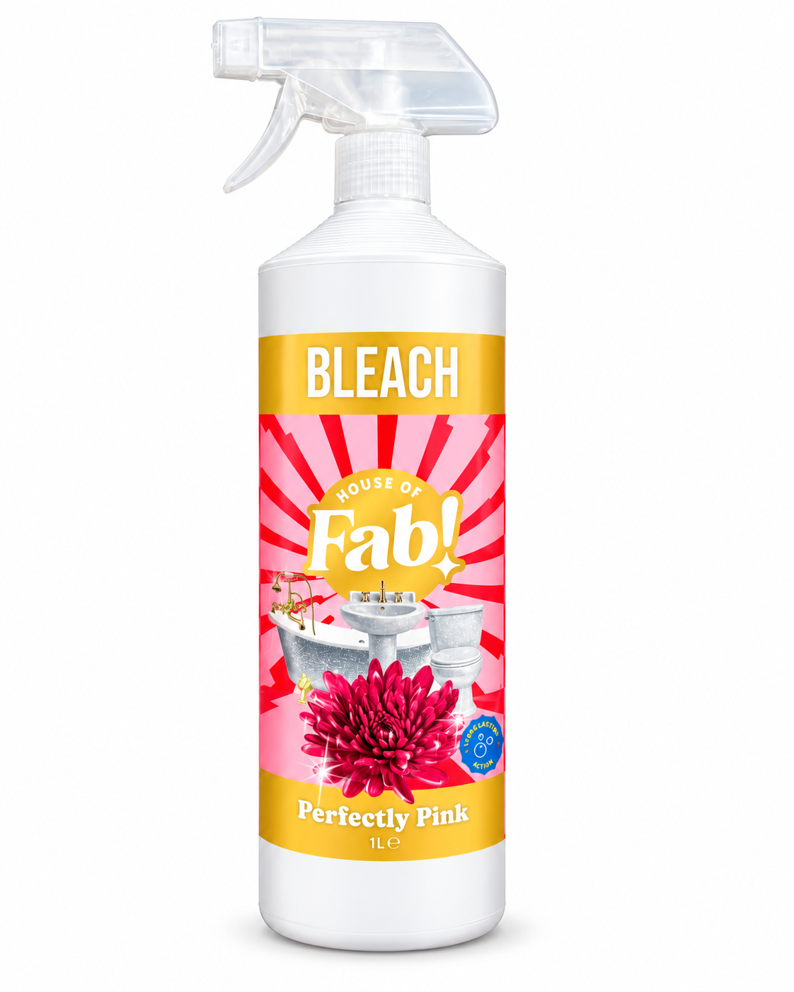 Fabulosa Bleach Perfectly Pink - Sprej za čišćenje izbjeljivačem - 1000 ml