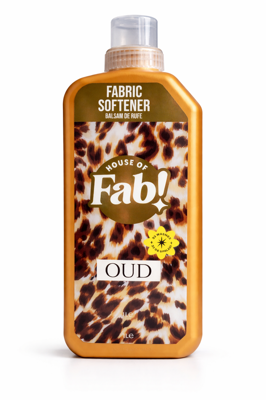 Fabulosa Płyn do zmiękczania tkanin OUD – Zmiękczacz do tkanin 1L – 33 prania – Odżywka do prania