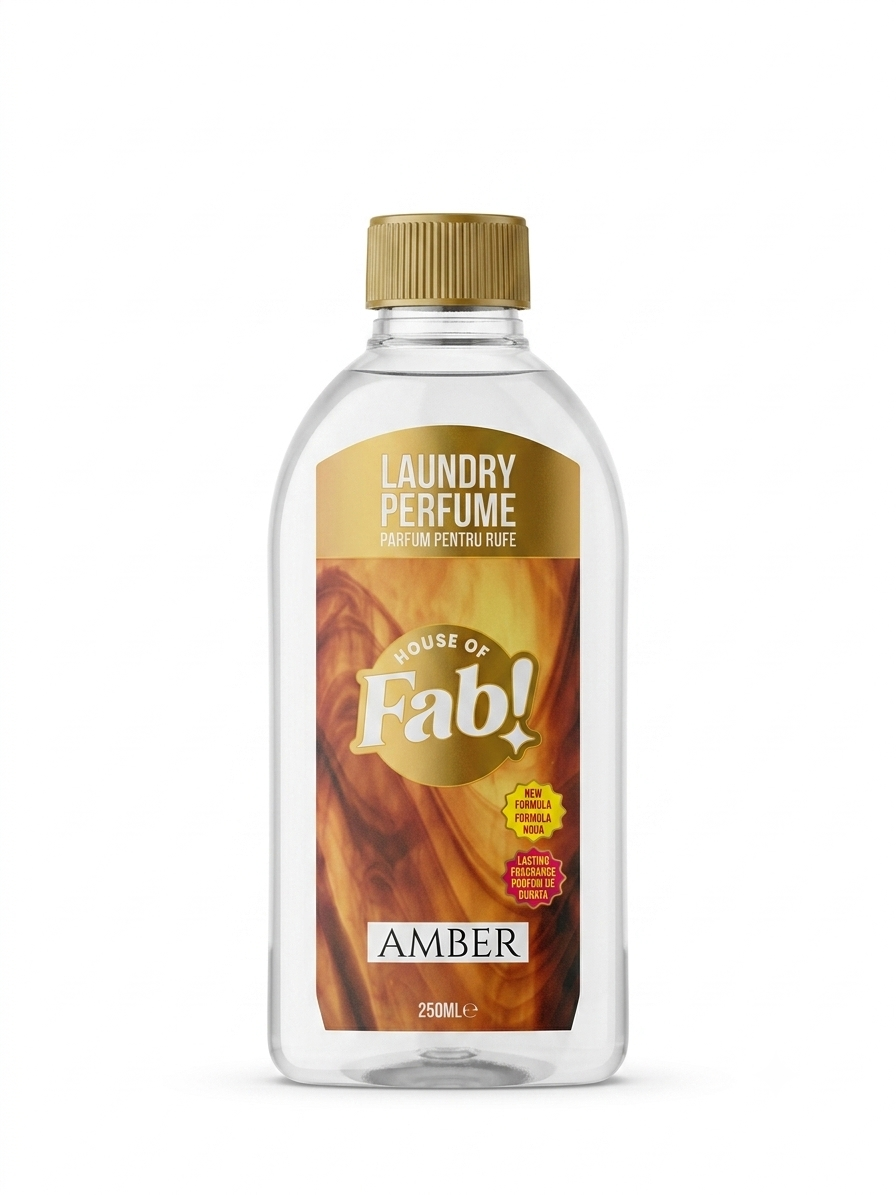 Fabulosa Amber Wasparfum 250ml – Laundry Perfume voor Heerlijk Geurende Was – Geurversterker voor Kleding & Beddengoed