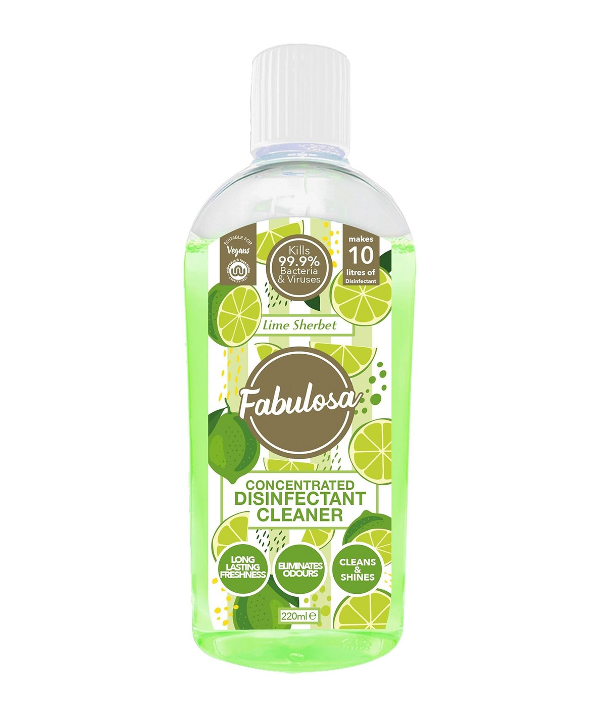 Desinfectante concentrado Fabulosa Lime Sherbet - 220 ml