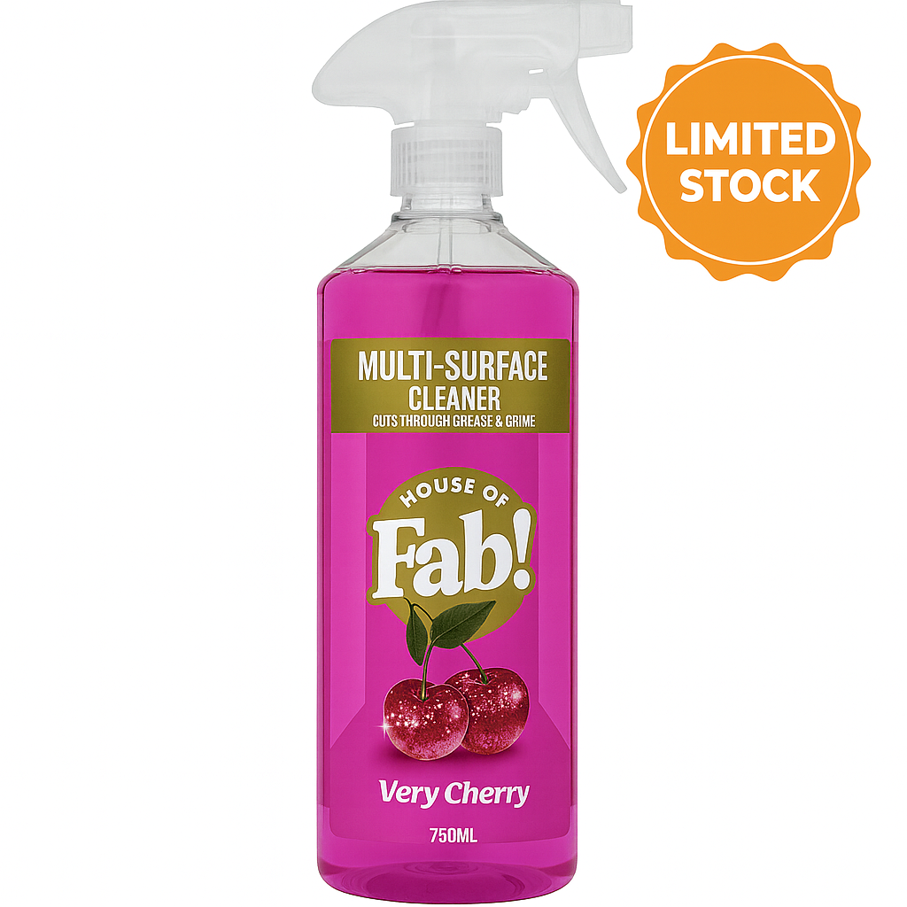 Spray Multi-Usage Fabulosa Very Cherry 750ml - Édition Limitée