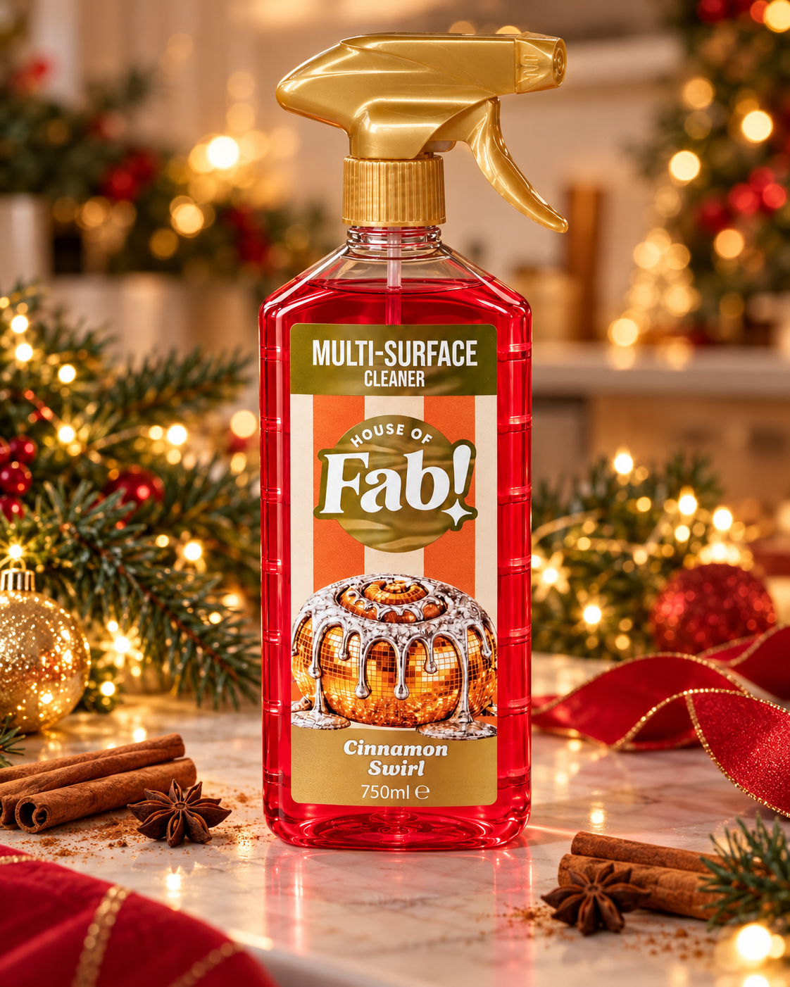 Fabulosa Cinnamon Swirl univerzális tisztítóspray – 750 ml