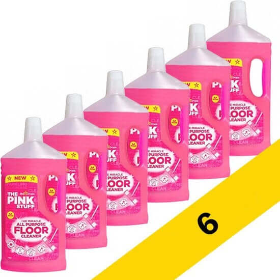 Pink Stuff Golvrengöring 1 liter - 6-pack