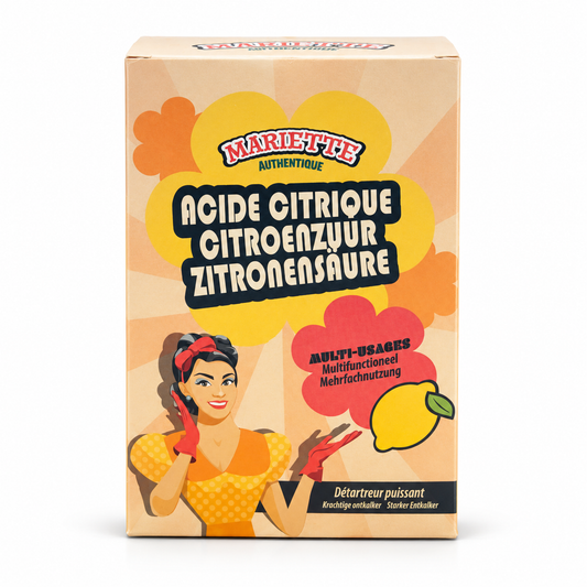 Mariette Authentique Citroenzuur 500g – močno večnamensko sredstvo za odstranjevanje vodnega kamna