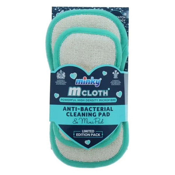 Minky Almohadilla de limpieza M-Cloth Almohadilla antibacteriana y mini