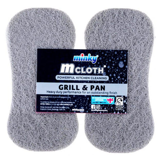 Esponja de limpieza Minky M-Cloth Cocina / Parrilla y Sartén (2 unidades)