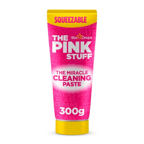 The Pink Stuff Pâte Nettoyante Pressable 300g – Le Nettoyant Viral de TikTok (Tube sans salissures)