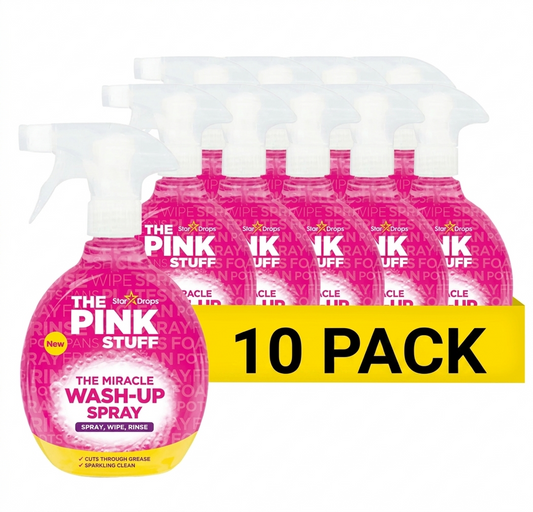 The Pink Stuff Spray para lavar 500ml - paquete de 10