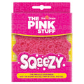 The Pink Stuff Sqeezy - Double-Sided Scrub Sponge Pink