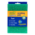 Scrub Daddy Scrub Basics -hankaussienet – 3 kpl – tehokkaat hankaustyynyt keittiöön ja kylpyhuoneeseen