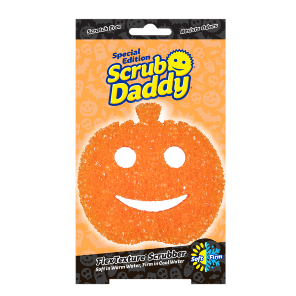 Éponge Citrouille d'Halloween Scrub Daddy – Édition Spéciale