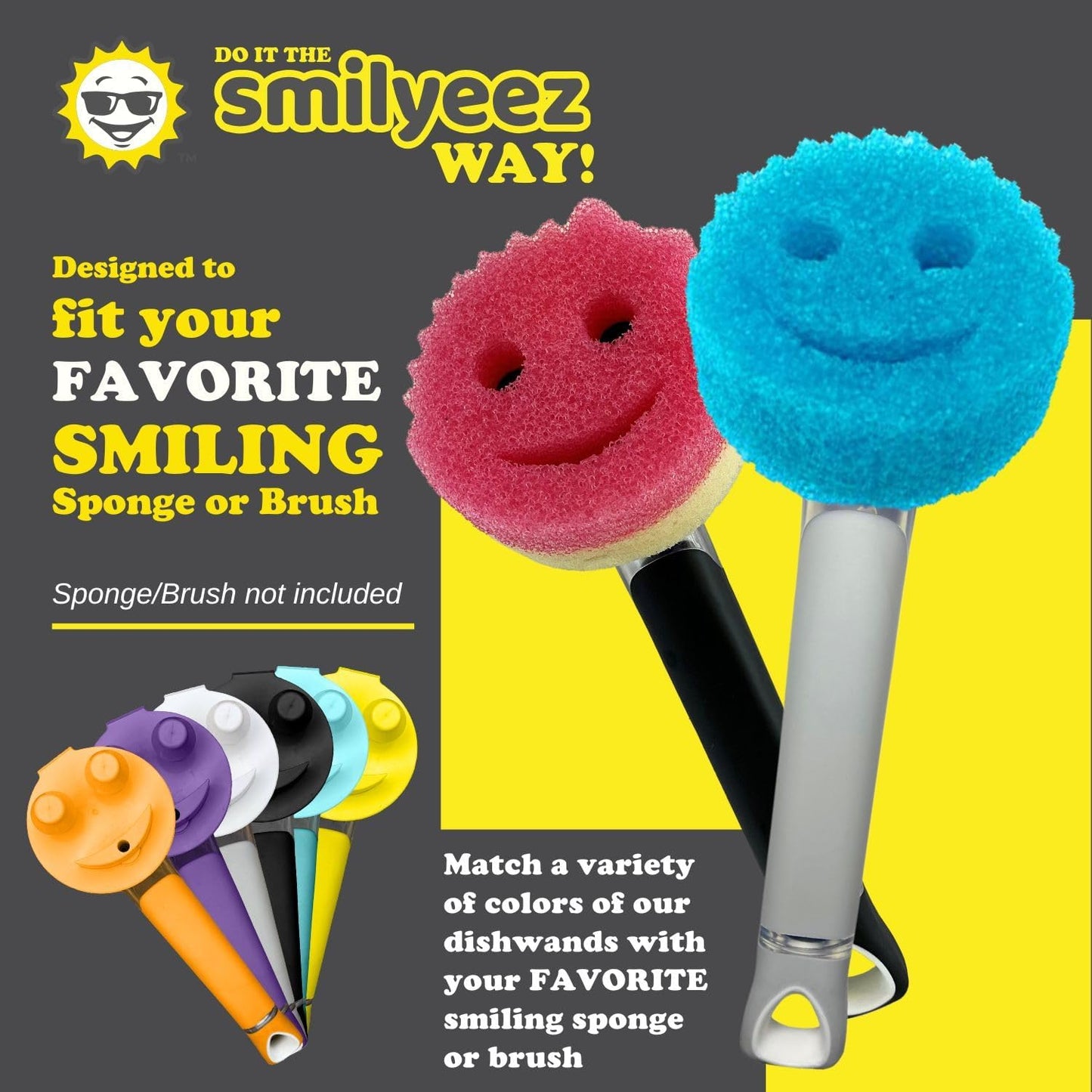 Smilyeez Daddy διανομέας σαπουνιού λαβή για Scrub Daddy