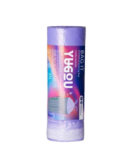 Yugou Bolsas de basura con aroma Lovely Lavendel - 35 liter