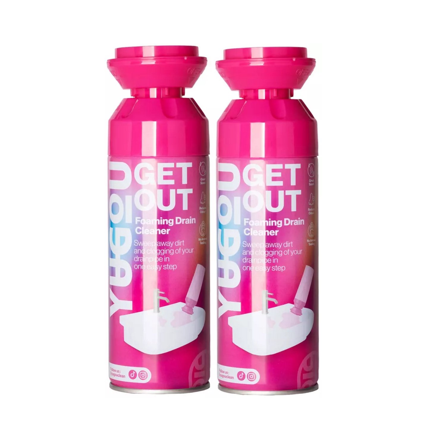 TikTok Viral: Yugou Išeik Putų Kanalizacijos Valiklis 450ml