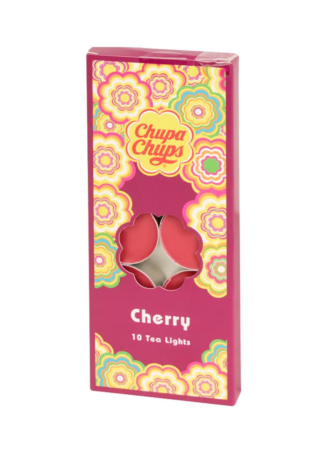 Chupa Chups Arbatos lemputės su kvapu 10 vnt - Vyšnių