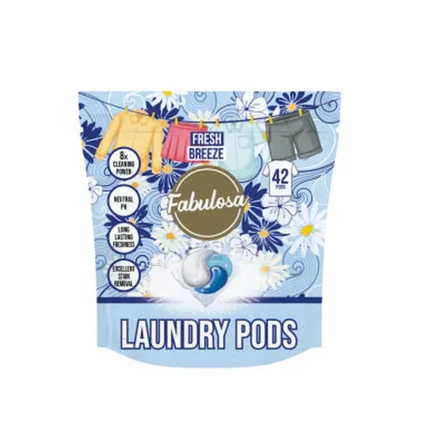 Fabulosa Pyykinpesupodit Fresh Breeze – 42 kappaletta