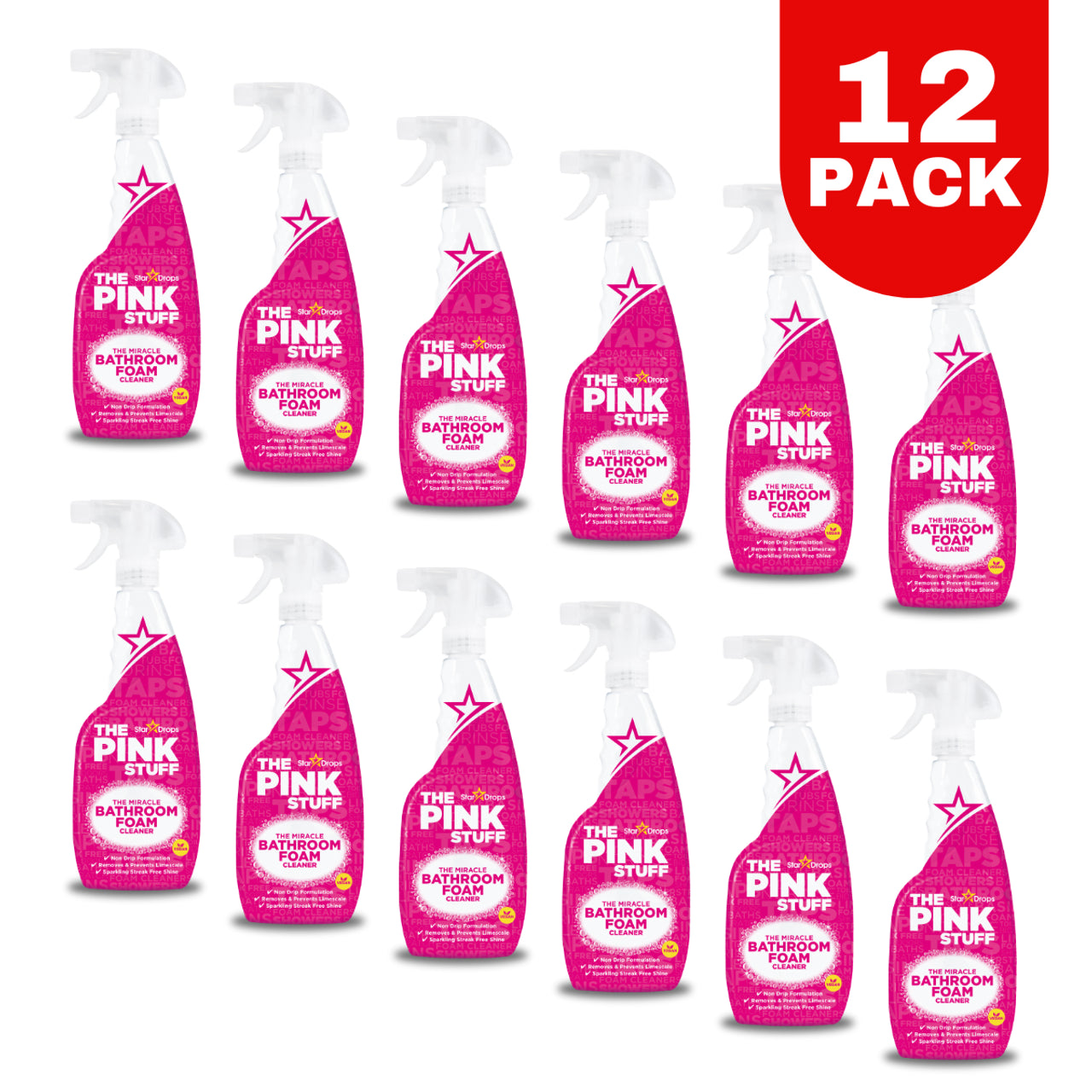 Pink Stuff Vannas putas 750ml - 12 iepakojums