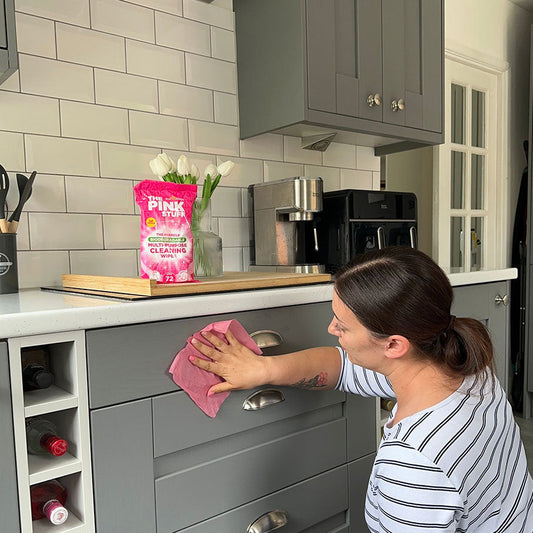 Pink Stuff Antibakteriálne čistiace utierky Biologicky rozložiteľné 72 kusov - Limitovaná edícia