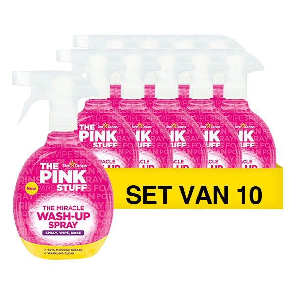 Pink Stuff mazgāšanas aerosols 500ml - 10 iepakojums