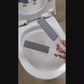 Toilette frotteur rose Pierre ponce avec Smiley
