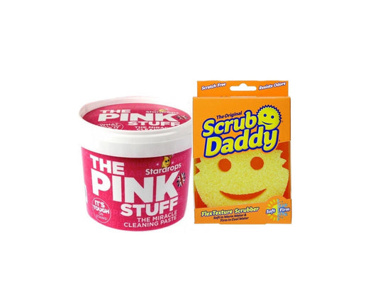 Stardrops The Pink Stuff Čudesno sredstvo za čišćenje - 500g - Sredstvo za sve površine - uključuje 1 Scrub Daddy spužvu za ribanje